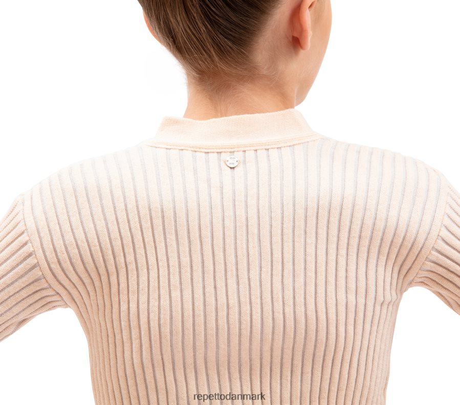 Repetto tofarvet ribstrikket omslag børn mode tøj FH8P2B753