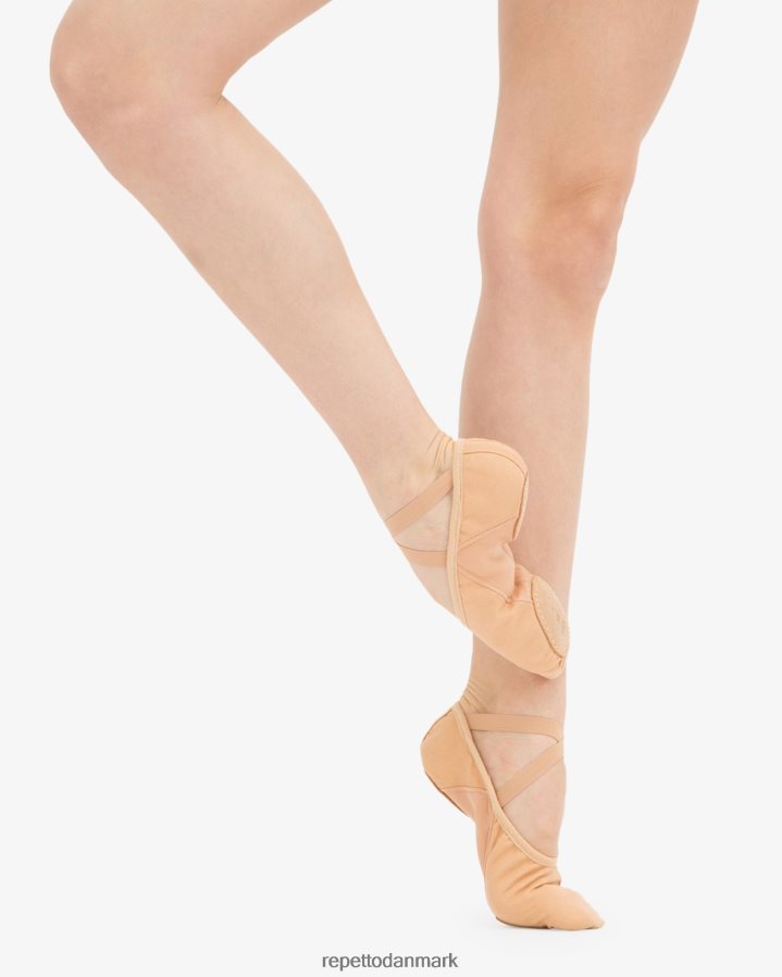 Repetto professionelle bløde balletsko med splitsål (medium bredde) Kvinder tan beige fodtøj FH8P2B603