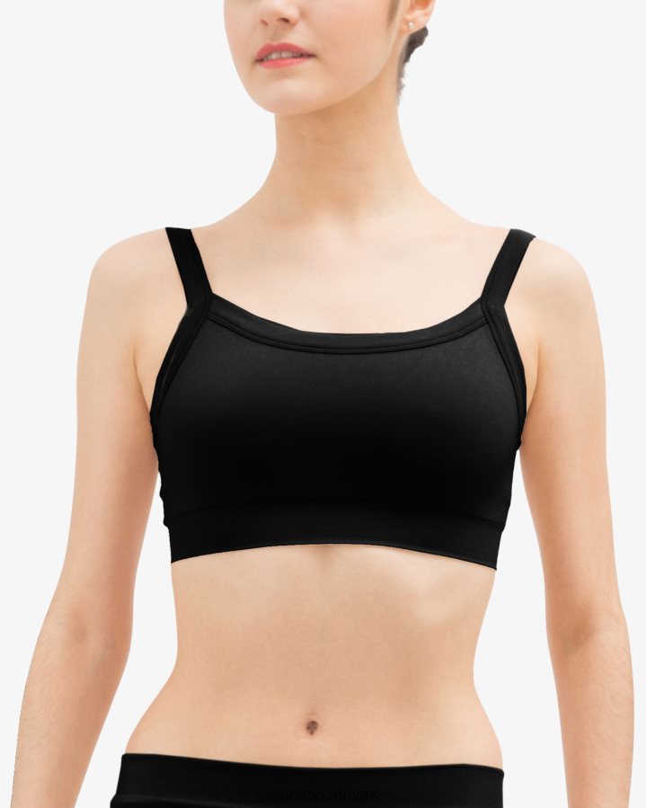 Repetto sømløs cropped top Kvinder sort tøj FH8P2B621