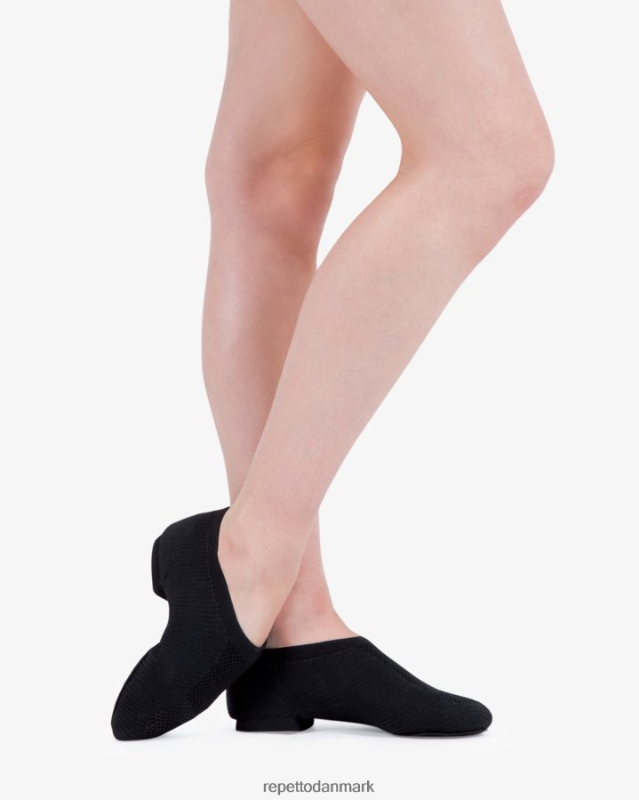 Repetto splitsål jazzsko f.i.t Kvinder sort fodtøj FH8P2B624