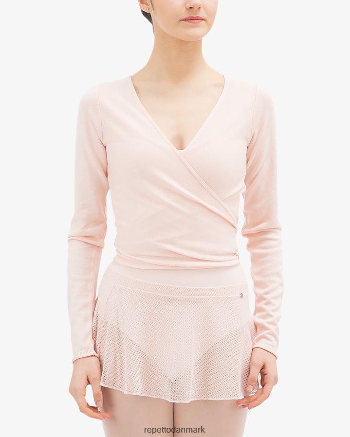 Repetto langærmet wrap-over Kvinder kronblad pink tøj FH8P2B511