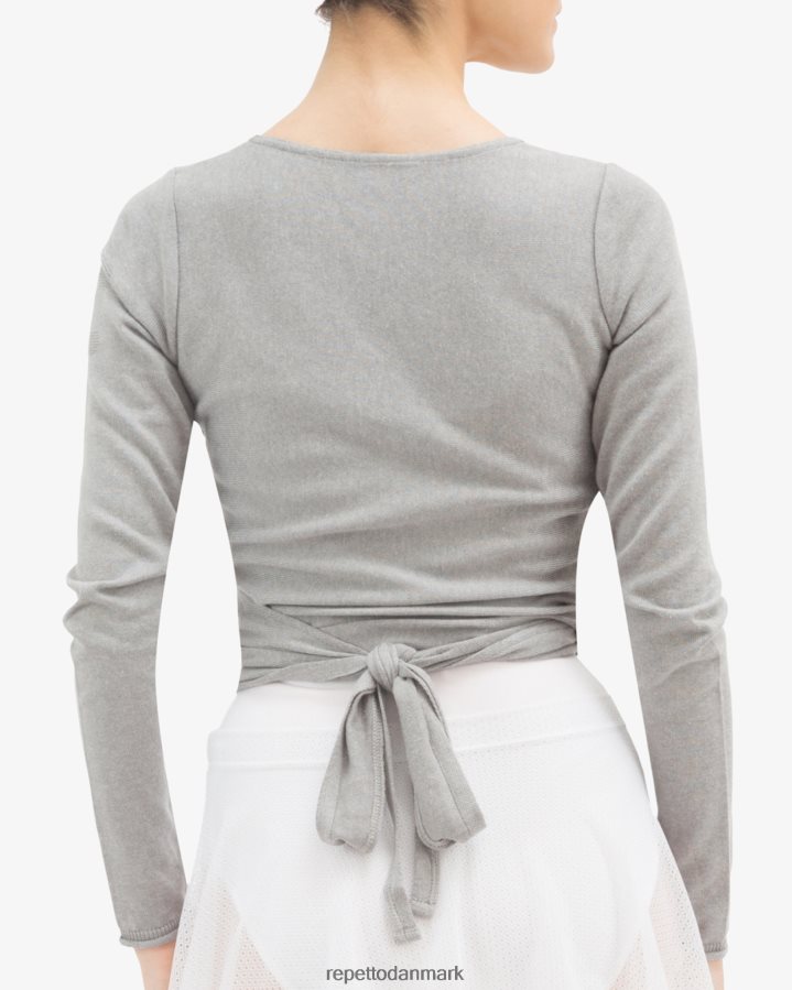 Repetto langærmet wrap-over Kvinder mus grå tøj FH8P2B512
