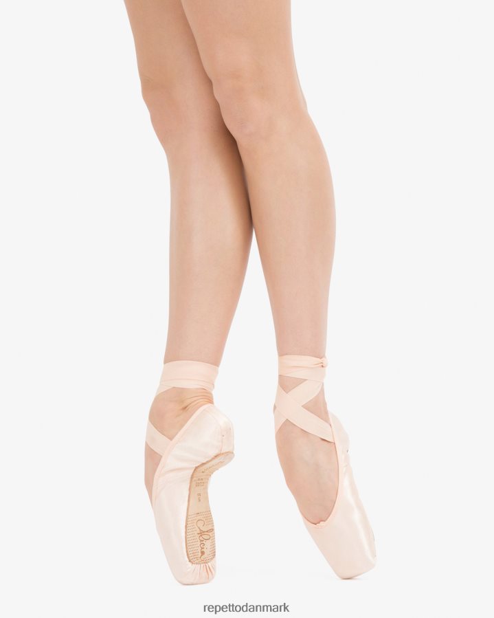 Repetto alicia pointe sko - medium box hård sål Kvinder laksemelon fodtøj FH8P2B569