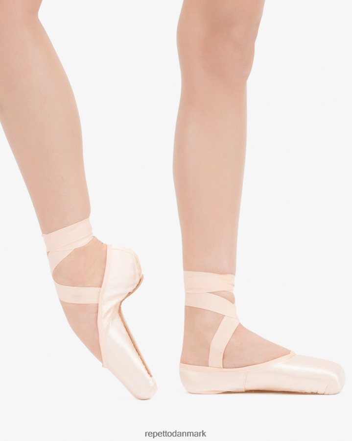 Repetto alicia pointe sko - medium box hård sål Kvinder laksemelon fodtøj FH8P2B569