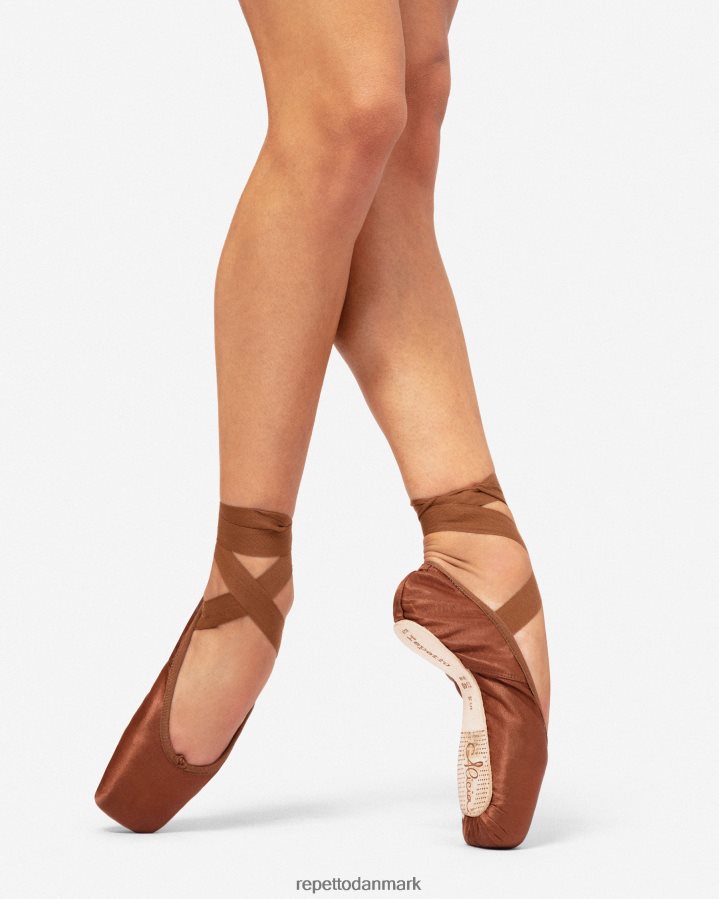 Repetto alicia pointe sko - stor æske hård sål Kvinder isbrun fodtøj FH8P2B564