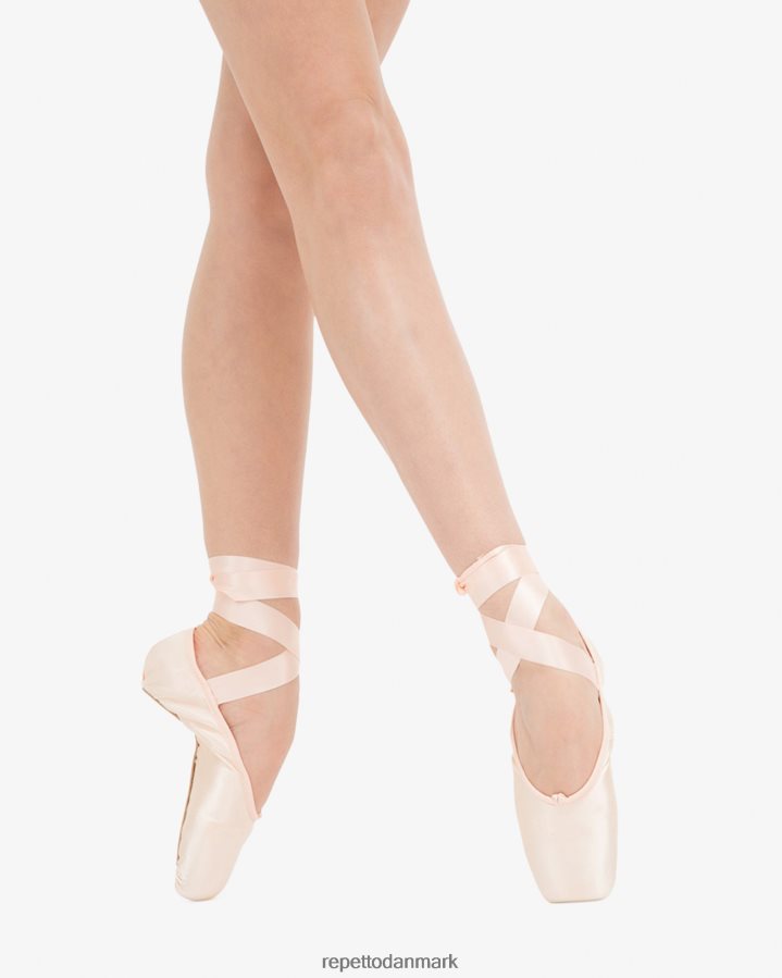 Repetto carlotta pointe sko - medium box hård sål Kvinder laksemelon fodtøj FH8P2B573