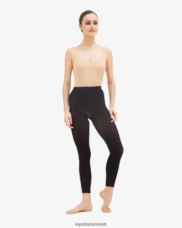Repetto fodløse dansetights Kvinder sort tøj FH8P2B617