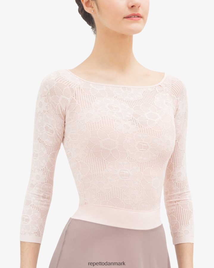 Repetto langærmet top i rosetblonde Kvinder kronblad pink tøj FH8P2B547