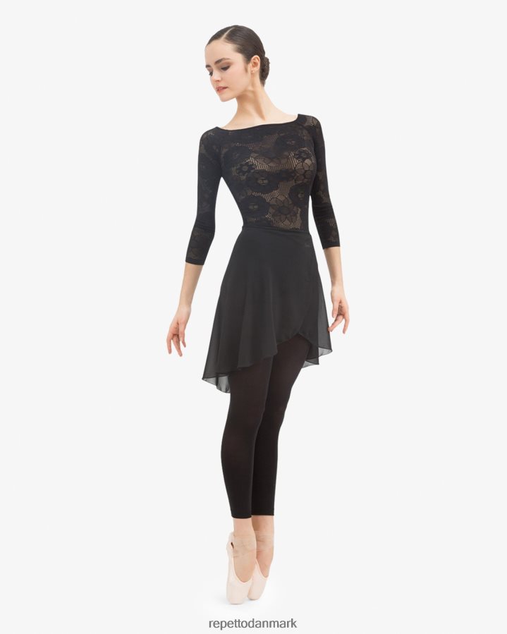 Repetto langærmet top i rosetblonde Kvinder sort tøj FH8P2B555