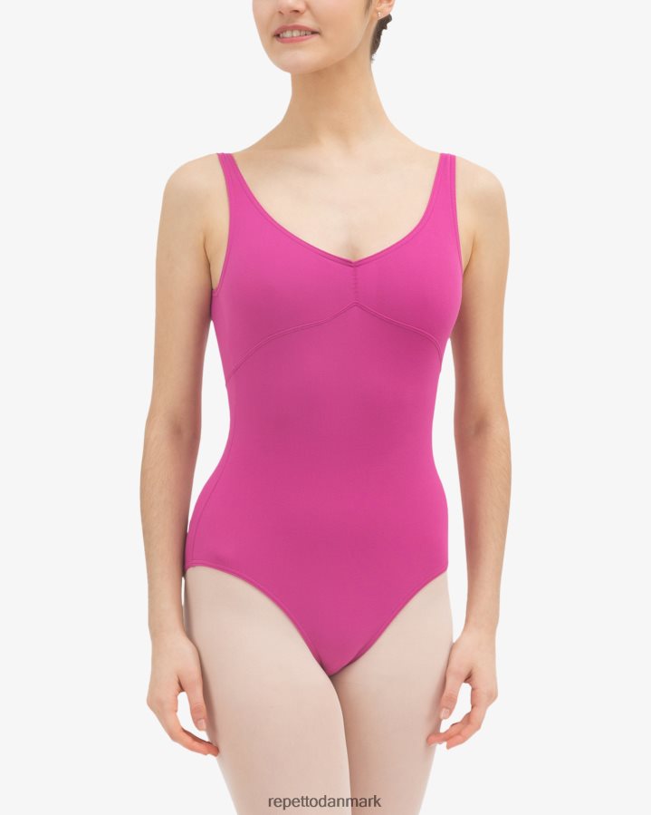 Repetto rynket trikot-udskæring foran og bagpå Kvinder fuchsia pink tøj FH8P2B454