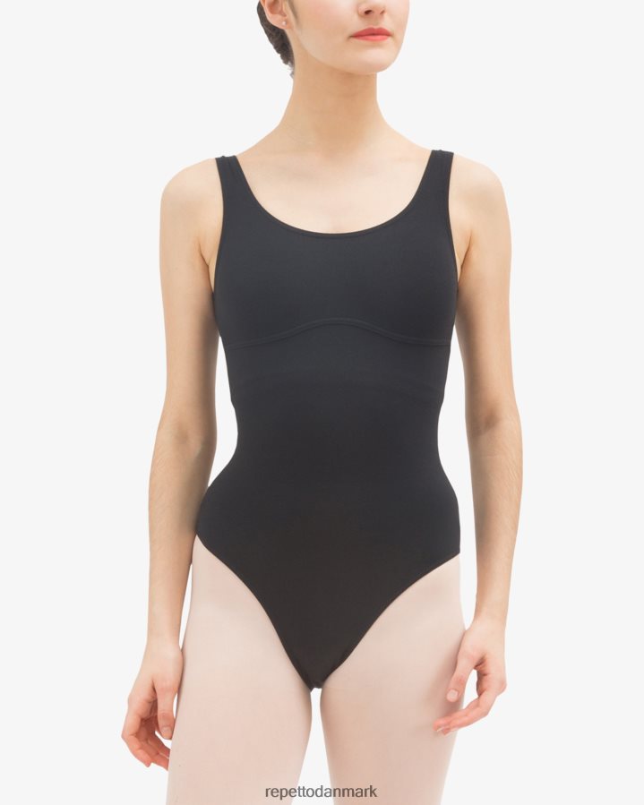 Repetto store stropper trikot Kvinder sort tøj FH8P2B477
