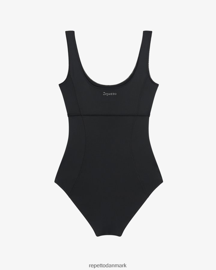 Repetto store stropper trikot Kvinder sort tøj FH8P2B479