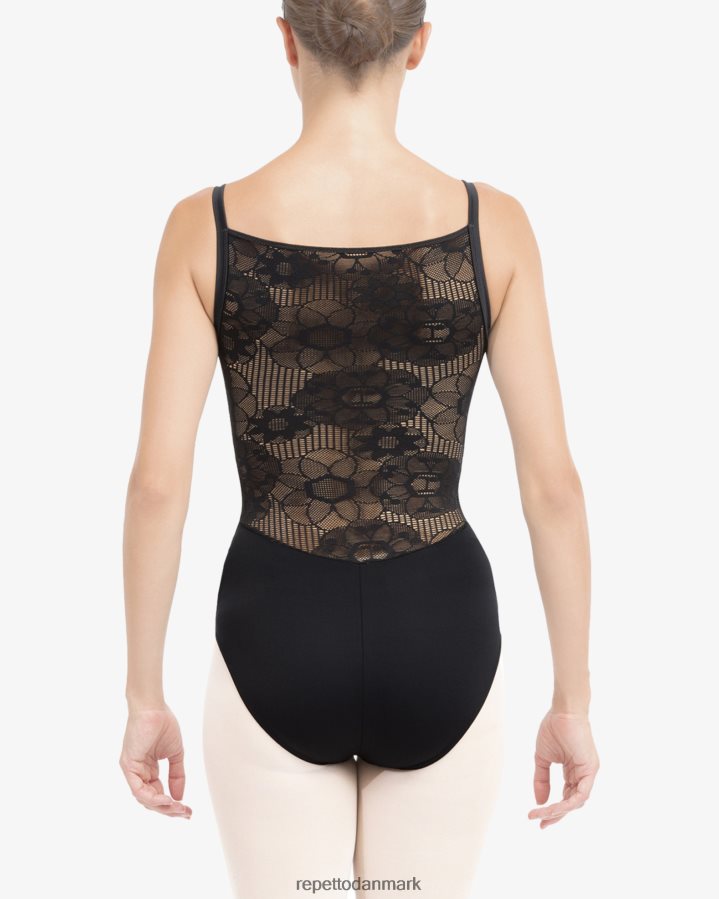 Repetto trikot med blonder bagpå Kvinder sort tøj FH8P2B474