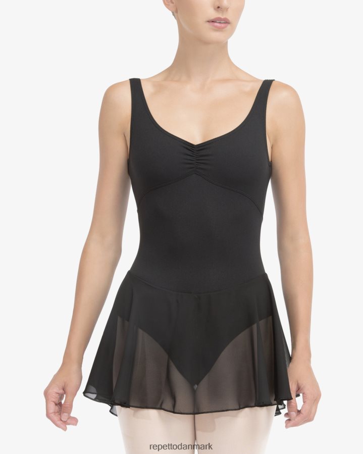 Repetto tunika med tynde stropper Kvinder sort tøj FH8P2B480