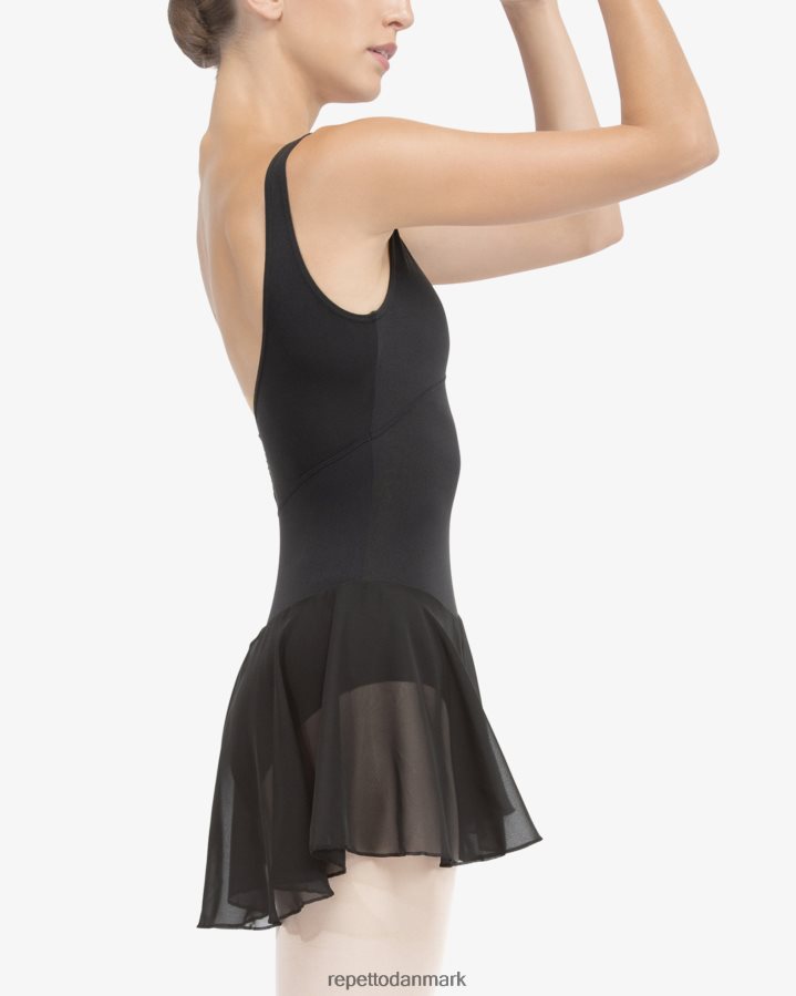 Repetto tunika med tynde stropper Kvinder sort tøj FH8P2B480