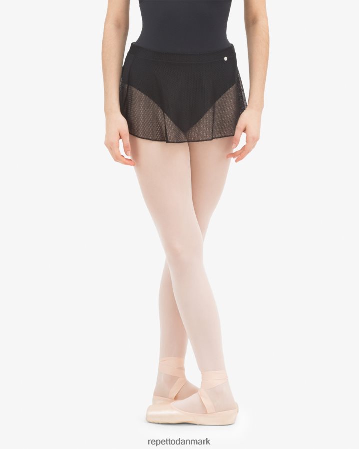 Repetto kort fiskenet nederdel Kvinder sort tøj FH8P2B503