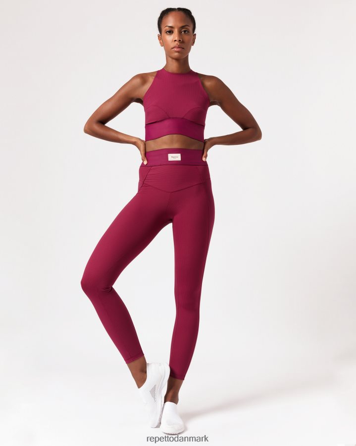 Repetto intense leggings Kvinder bordeaux rød tøj FH8P2B298