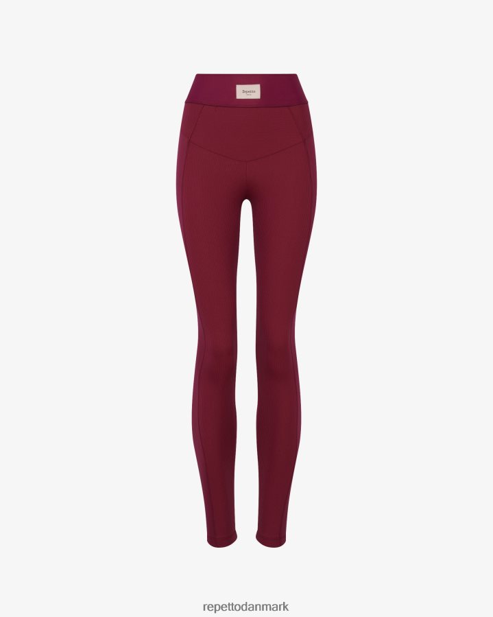 Repetto intense leggings Kvinder bordeaux rød tøj FH8P2B298