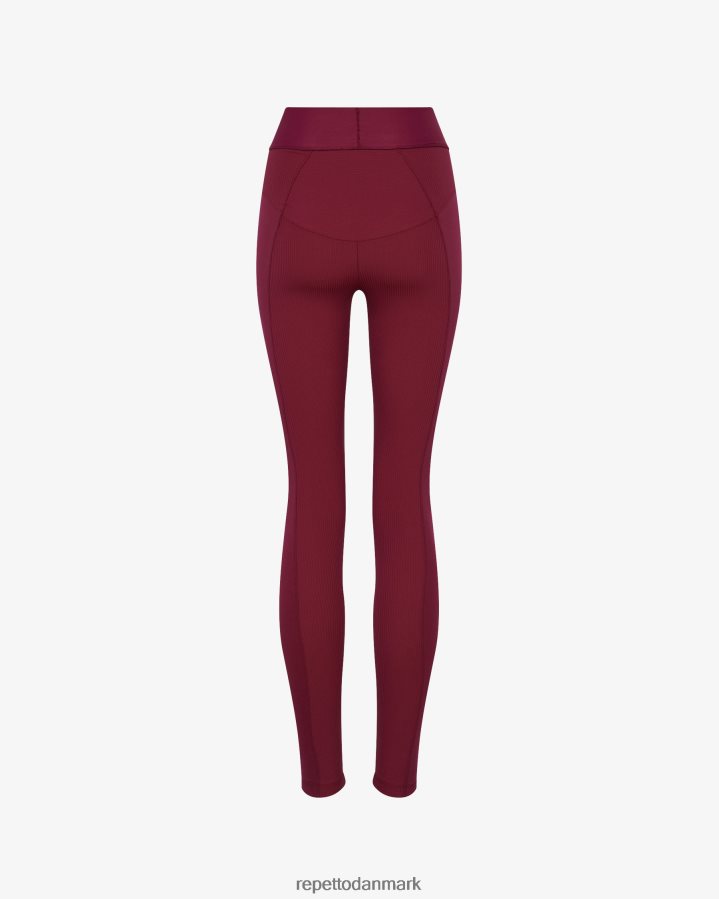 Repetto intense leggings Kvinder bordeaux rød tøj FH8P2B298