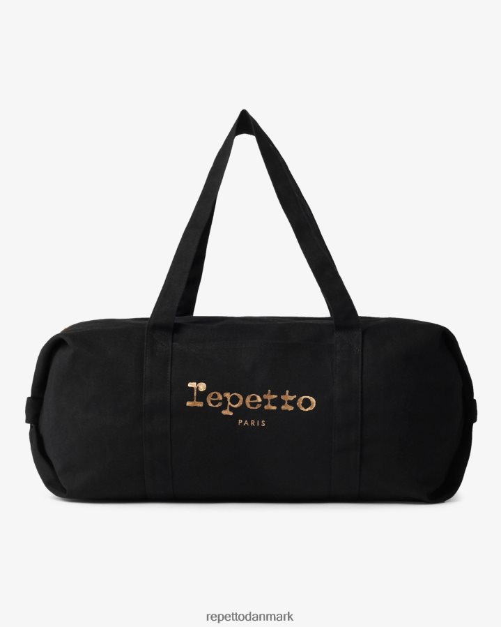 Repetto duffelpose i bomuld str. l Kvinder sort tilbehør FH8P2B418