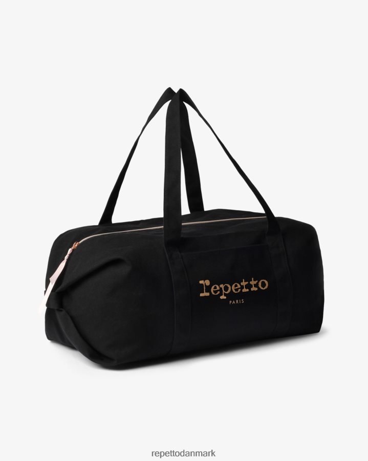Repetto duffelpose i bomuld str. l Kvinder sort tilbehør FH8P2B418