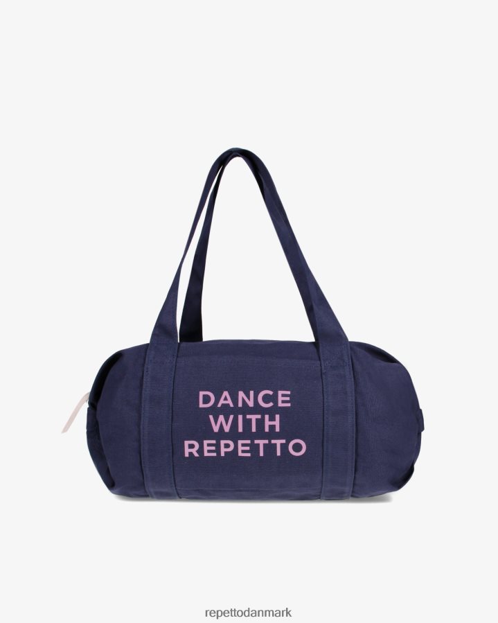 Repetto duffelpose i bomuld str. m Kvinder midnatsblå tilbehør FH8P2B405