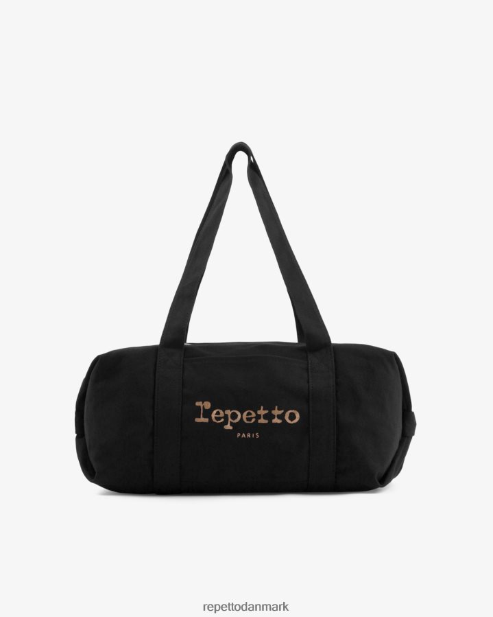 Repetto duffelpose i bomuld str. m Kvinder sort tilbehør FH8P2B406