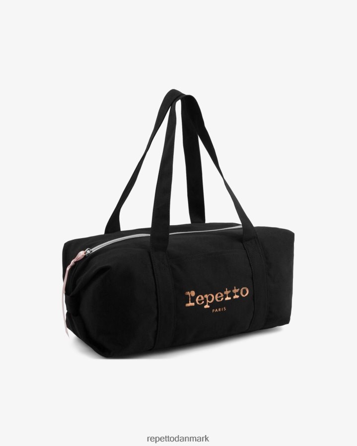 Repetto duffelpose i bomuld str. m Kvinder sort tilbehør FH8P2B406