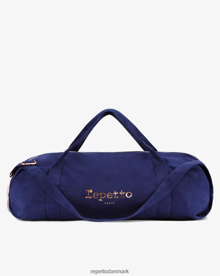 Repetto duffelpose i bomuld str. xl Kvinder benzin blå tilbehør FH8P2B420