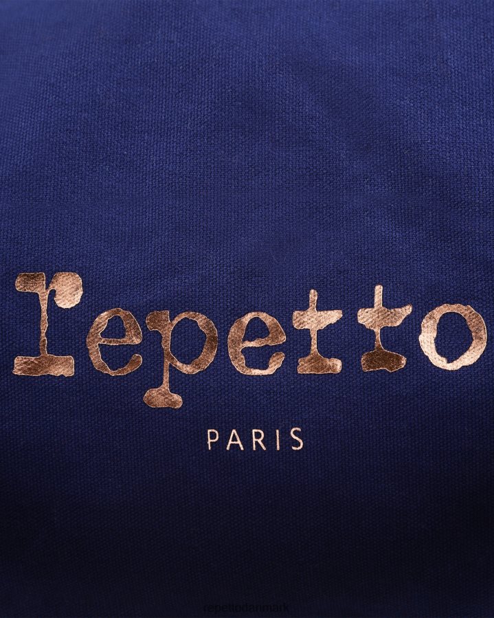 Repetto duffelpose i bomuld str. xl Kvinder benzin blå tilbehør FH8P2B420