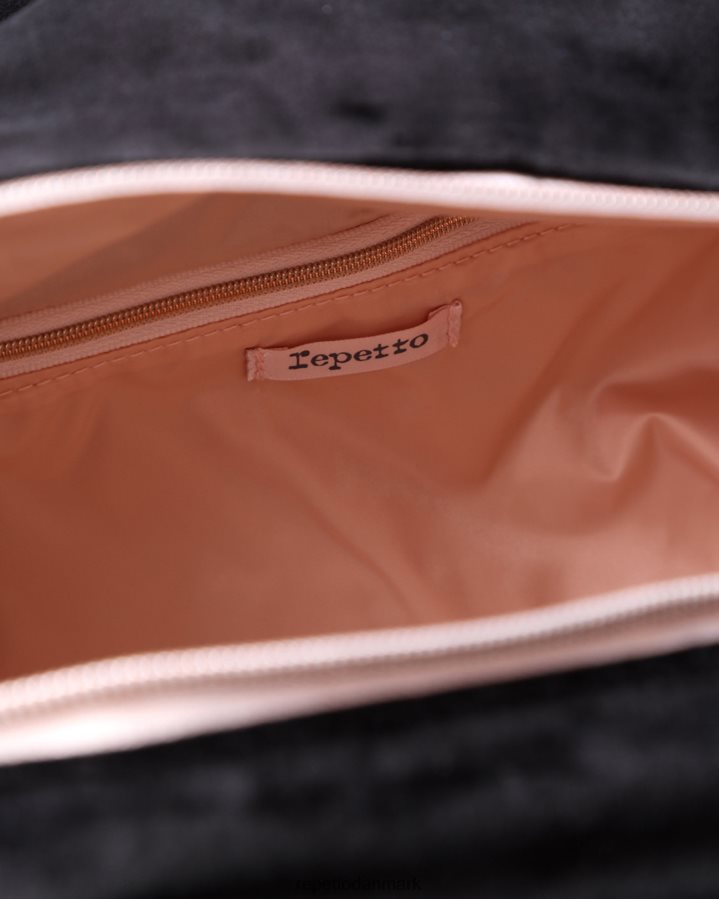 Repetto duffelpose i fløjl str. l Kvinder sort tilbehør FH8P2B416