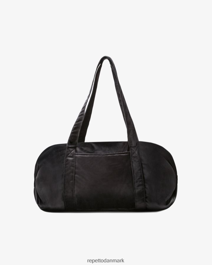 Repetto duffelpose i fløjl str. m Kvinder sort tilbehør FH8P2B408