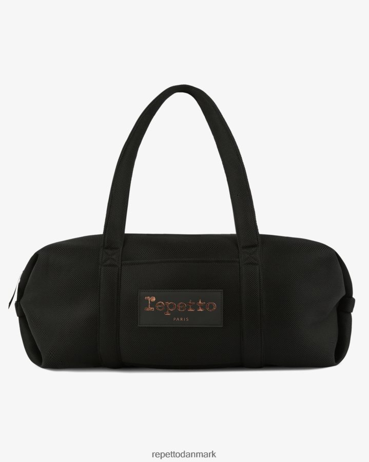 Repetto mesh duffelpose str. l Kvinder sort tilbehør FH8P2B419