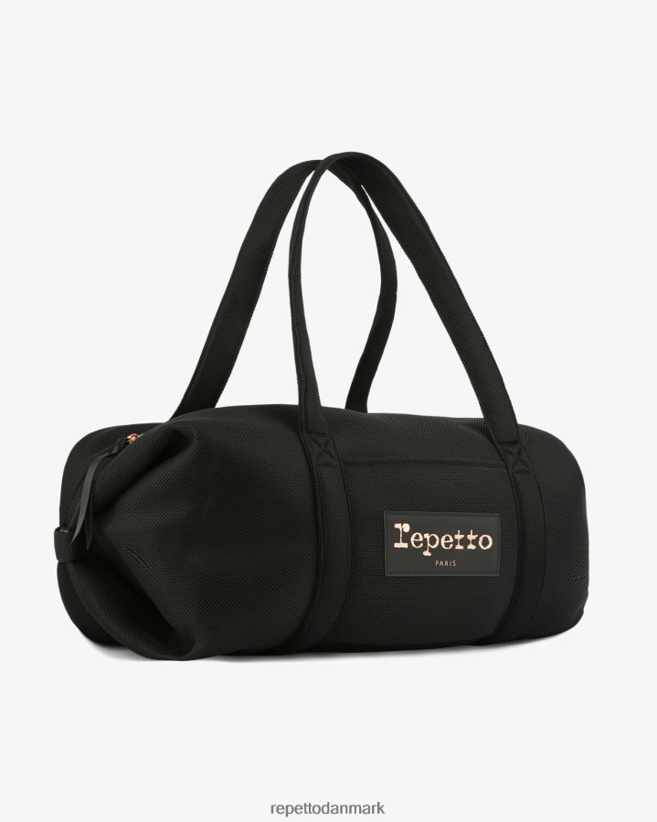 Repetto mesh duffelpose str. l Kvinder sort tilbehør FH8P2B419