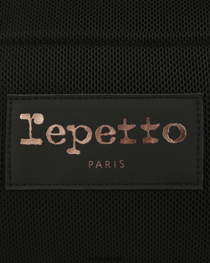 Repetto mesh duffelpose str. l Kvinder sort tilbehør FH8P2B419