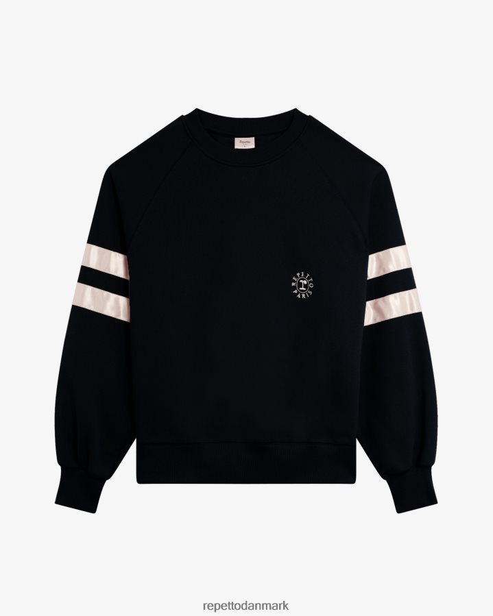 Repetto satin sweatshirt Kvinder sort tøj FH8P2B353