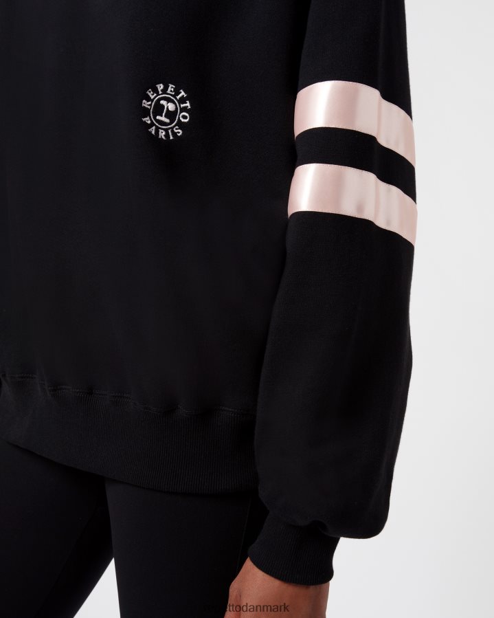 Repetto satin sweatshirt Kvinder sort tøj FH8P2B353