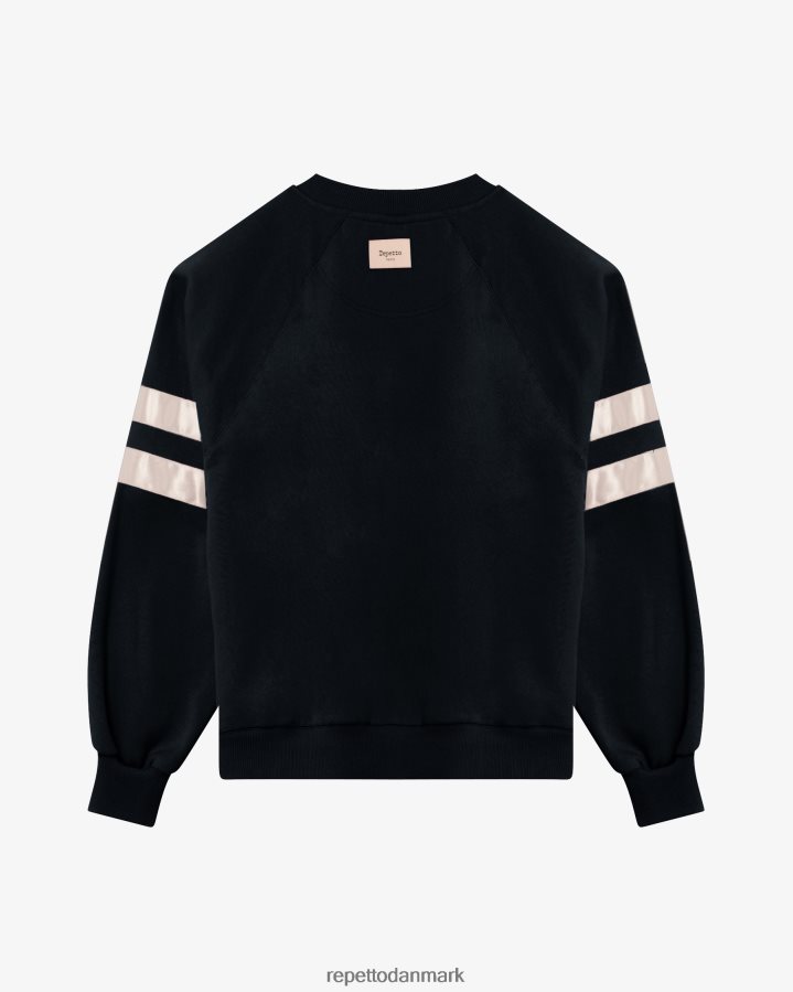 Repetto satin sweatshirt Kvinder sort tøj FH8P2B353