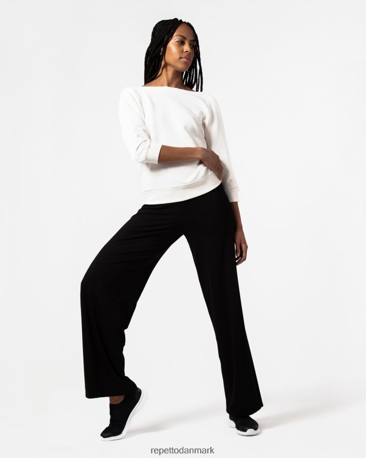 Repetto wrap-over sweatshirt Kvinder elfenben hvid tøj FH8P2B366