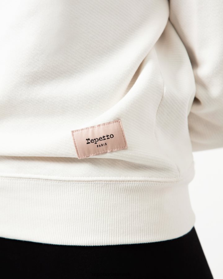 Repetto wrap-over sweatshirt Kvinder elfenben hvid tøj FH8P2B366