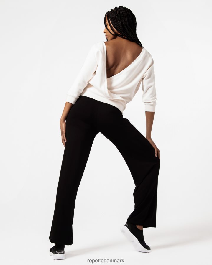Repetto wrap-over sweatshirt Kvinder elfenben hvid tøj FH8P2B366