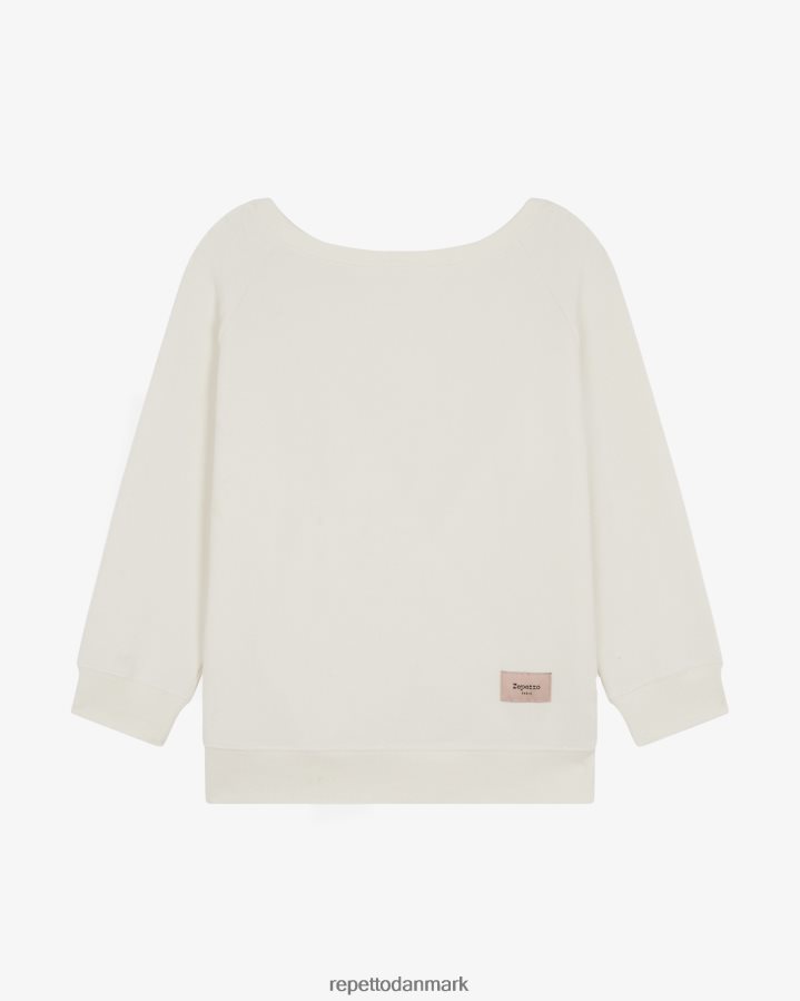 Repetto wrap-over sweatshirt Kvinder elfenben hvid tøj FH8P2B366