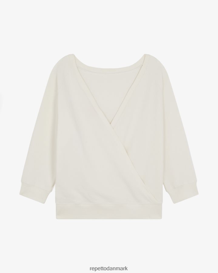 Repetto wrap-over sweatshirt Kvinder elfenben hvid tøj FH8P2B366