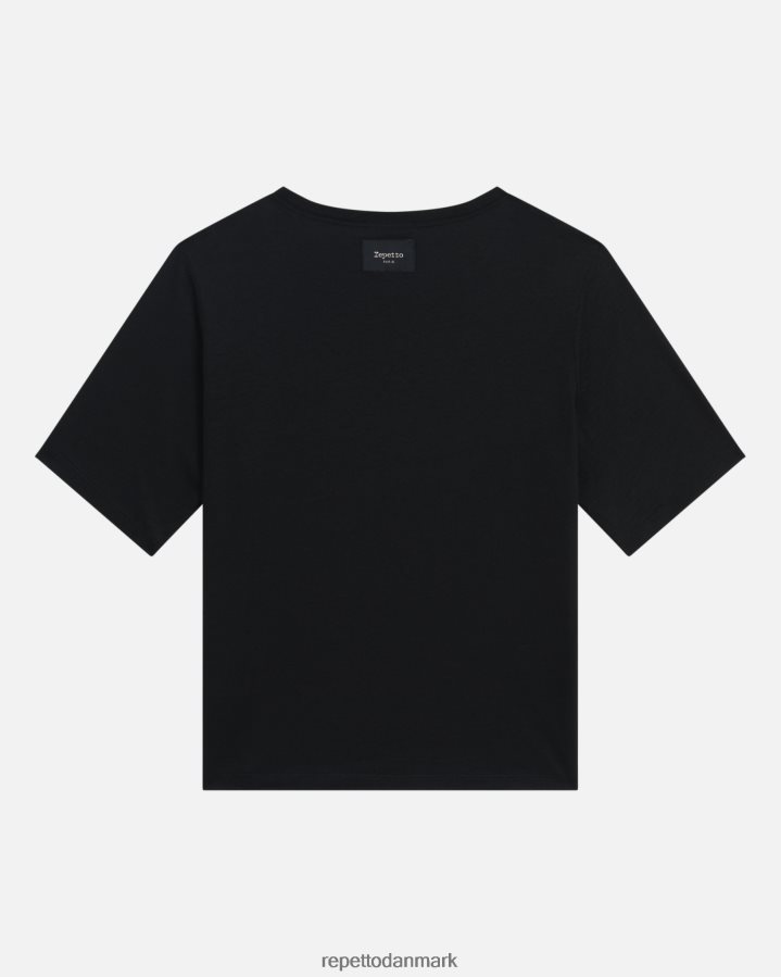 Repetto boutique t-shirt Kvinder sort tøj FH8P2B342