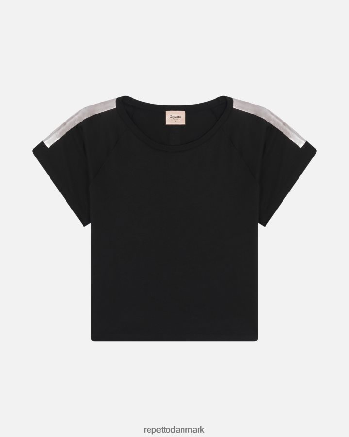 Repetto grafisk t-shirt Kvinder sort tøj FH8P2B335