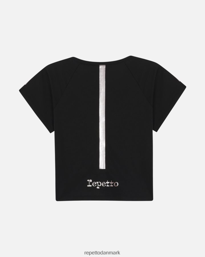 Repetto grafisk t-shirt Kvinder sort tøj FH8P2B335