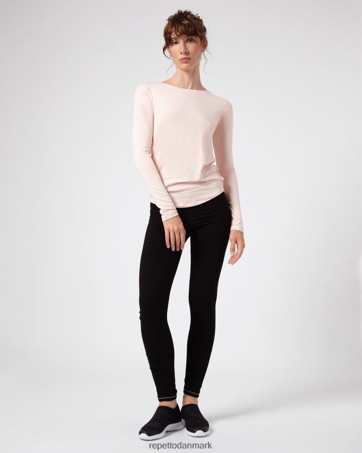 Repetto langærmet top Kvinder kronblad pink tøj FH8P2B327