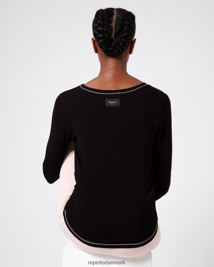 Repetto langærmet top Kvinder sort tøj FH8P2B336