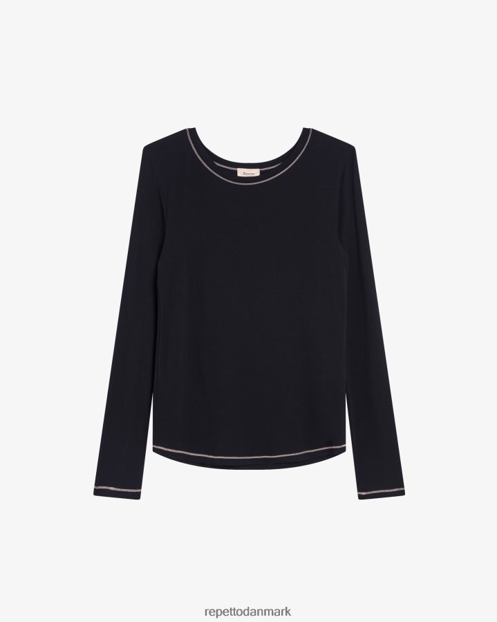 Repetto langærmet top Kvinder sort tøj FH8P2B336
