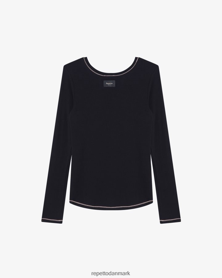 Repetto langærmet top Kvinder sort tøj FH8P2B336